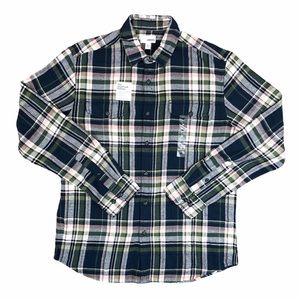 NWOT Sonoma Supersoft Flannel Button Down Shirt